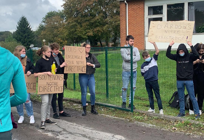 Sivry-Rance : L'institut technique de la Communauté Française à l'arrêt pour soutenir sa directrice