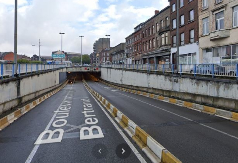 Charleroi : fermeture du tunnel Roullier