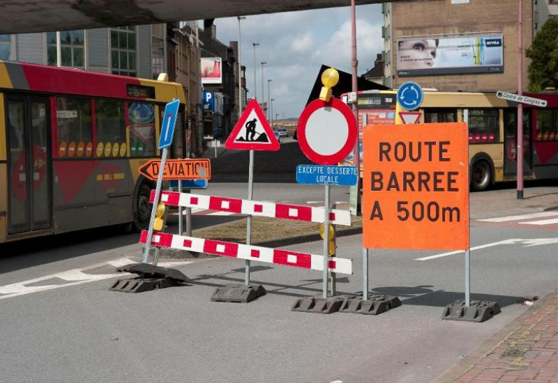 Boulevard Jacques Bertrand à sens unique et rue de la régence fermée