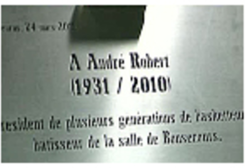 05/04/11 : Hommage à André Robert à Fleurus