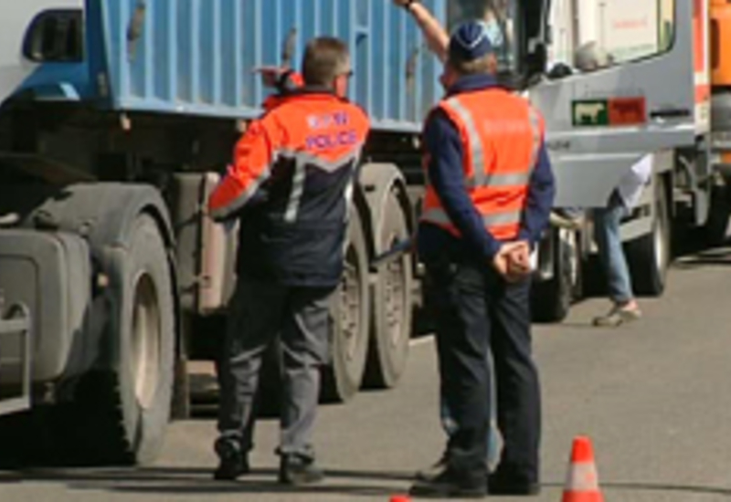09/06/11 : Contrôle des camions à Châtelet