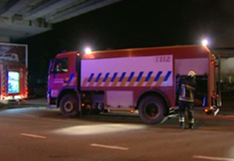 12/11/12 : Incendie dans un garage à Monceau