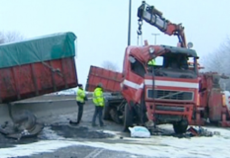 17/01/13 : Carambolage sur l'E42