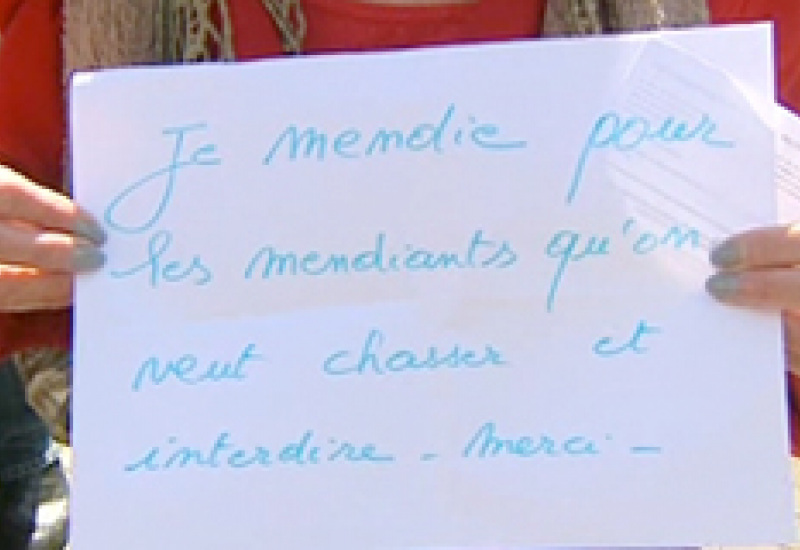 03/06/13 : Action contre les mesures réglementant la mendicité