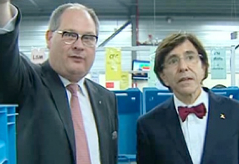 27/11/13 : Elio Di Rupo à Fleurus (1/2)