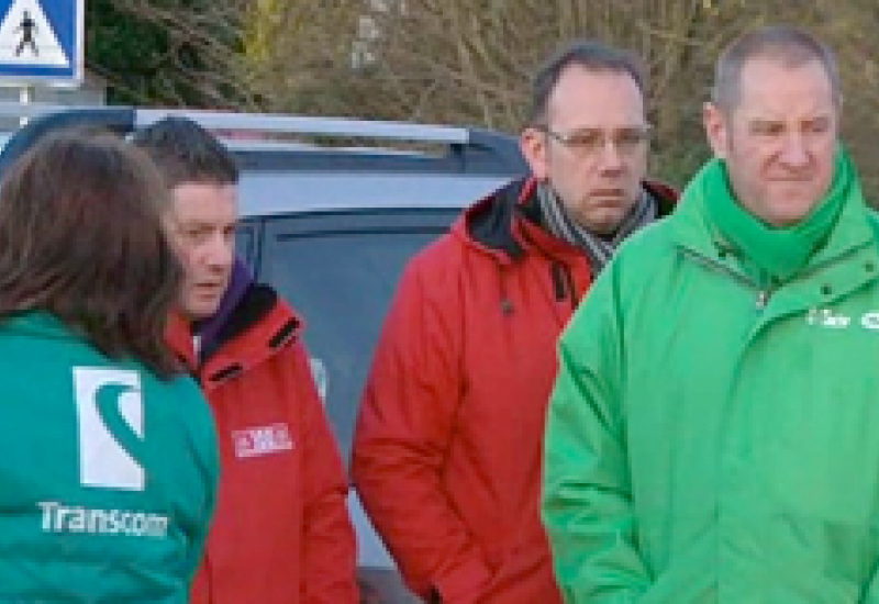 16/12/13 : Action au zoning de Courcelles