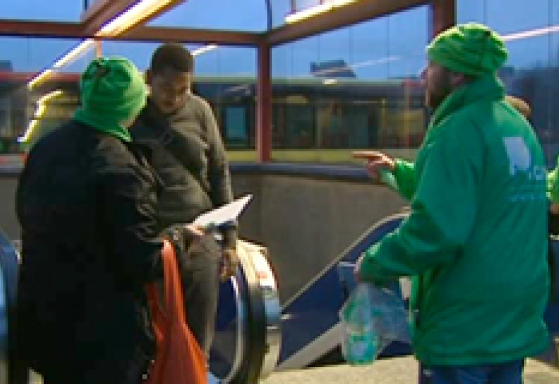 14/01/14 : Action de la CSC aux arrêts des TEC