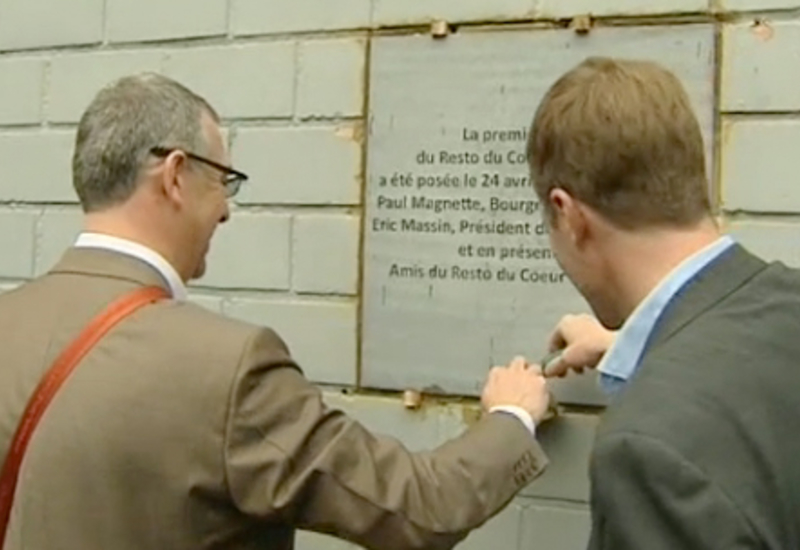 24/04/14 : Première pierre du Resto du Coeur