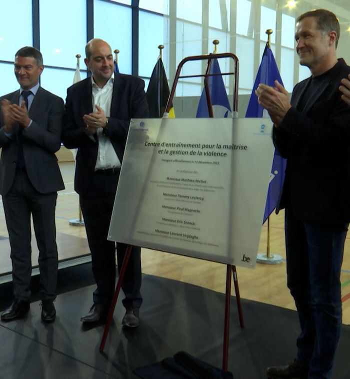 Inauguration d’un nouveau centre d’entraînement pour la police fédérale à Jumet: « Quelle fierté! »