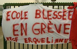 0 21/01/11 : Grève à l'ITCF d'Erquelinnes