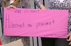 0 10/09/12 : Polémique à l'école de la Sarthe