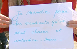0 03/06/13 : Action contre les mesures réglementant la mendicité
