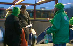 0 14/01/14 : Action de la CSC aux arrêts des TEC